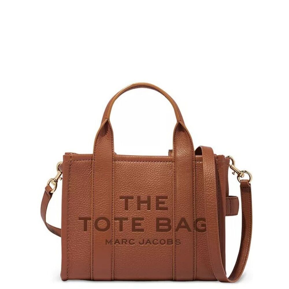 Marc Jacobs The Leather Small Tote bag in Brown - Picture 5 of 16